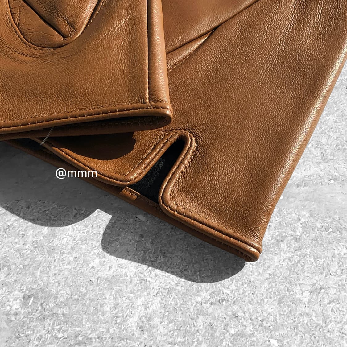 [Unisex] 램스킨 가죽 장갑 카멜 상품이미지6