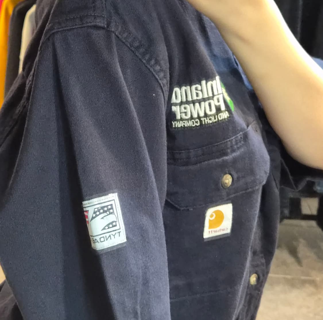 [NO.9] 칼하트 반팔 셔츠 네이비 상품이미지3