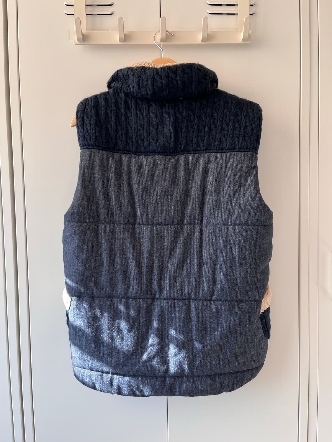 Up start 모리걸 장갑 주머니 니트 조끼 패딩 상품이미지10