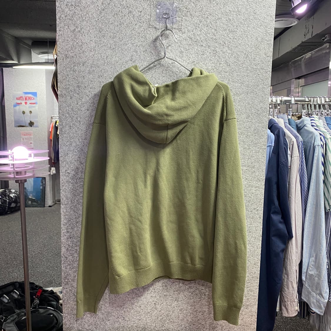 디스이즈네버댓 로고 말차 후드 니트 B4147 상품이미지4