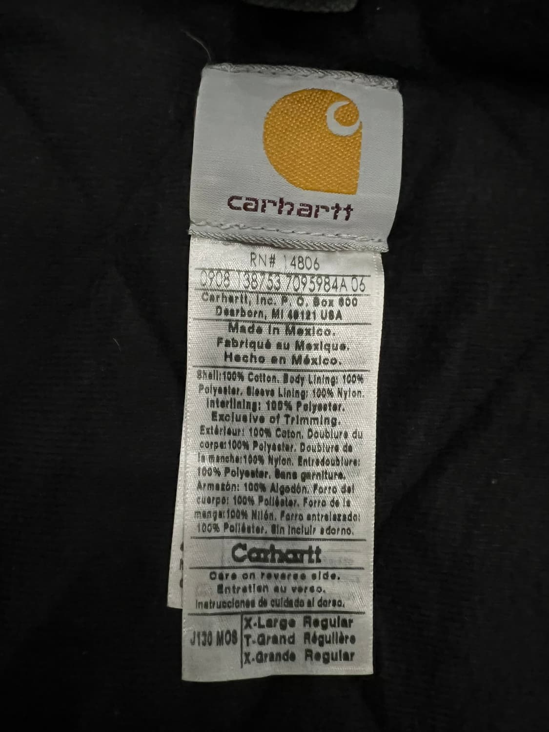 (XL) 칼하트 후드 덕 액티브 자켓 J130 MOS 모스그린 상품이미지4