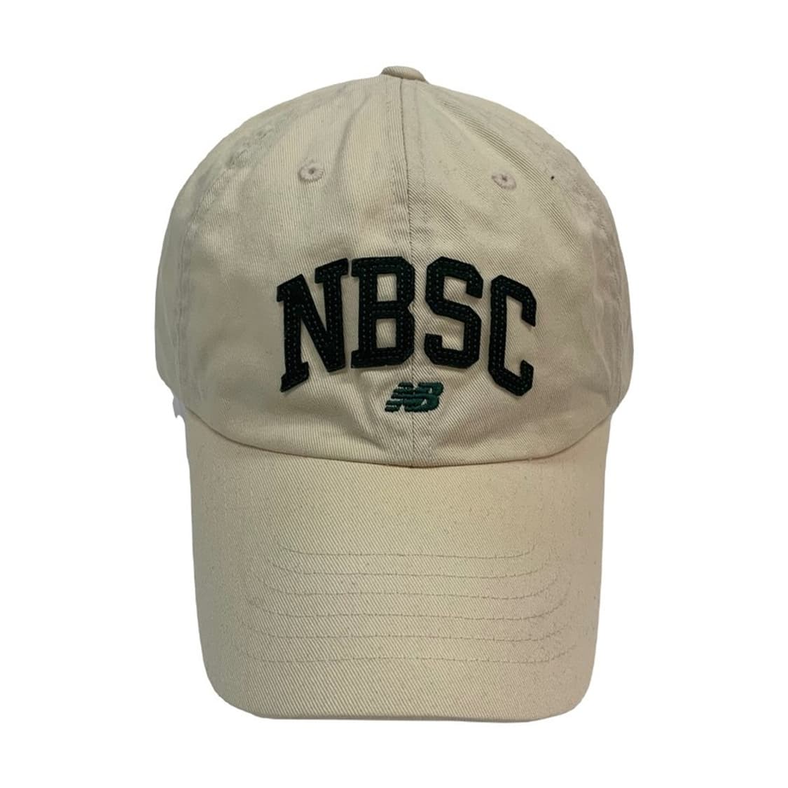 뉴발란스 NBSC 레터링 코튼 볼캡 베이지 상품이미지1