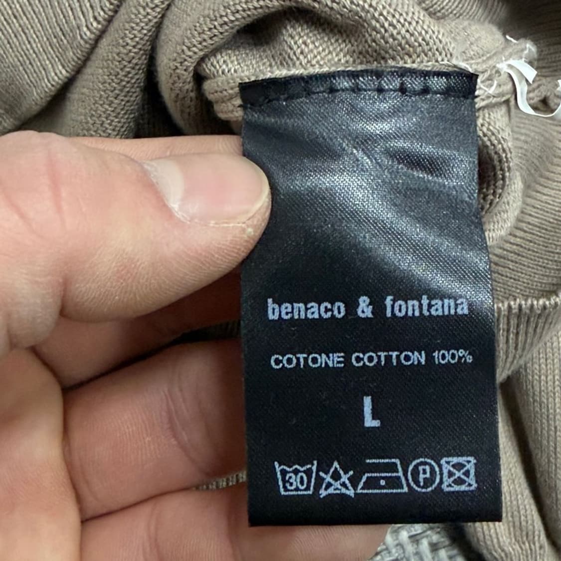 베나코앤폰타나 이태리 코튼 니트 v1837 상품이미지6