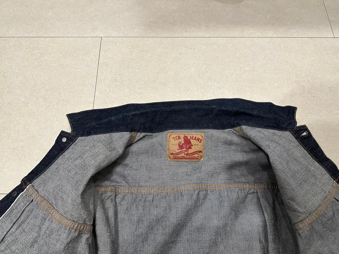 [48] Tcb Jeans 50‘s 원워시 2세대 데님자켓 상품이미지8