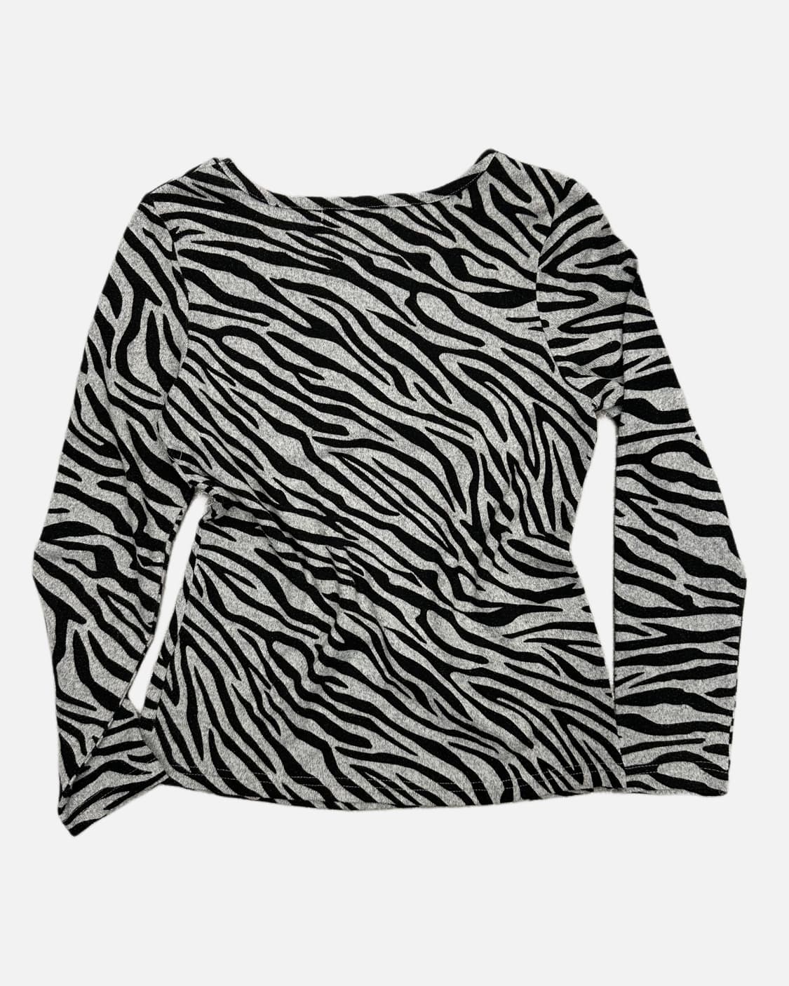 zebra pattern knit t-shirt 상품이미지4