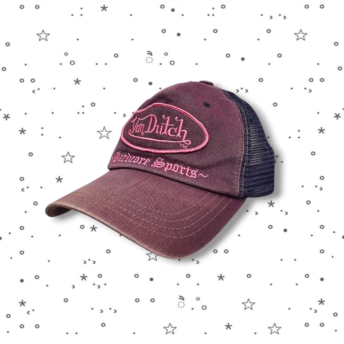  VonDutch 본더치 퍼플 메쉬 캡 상품이미지1