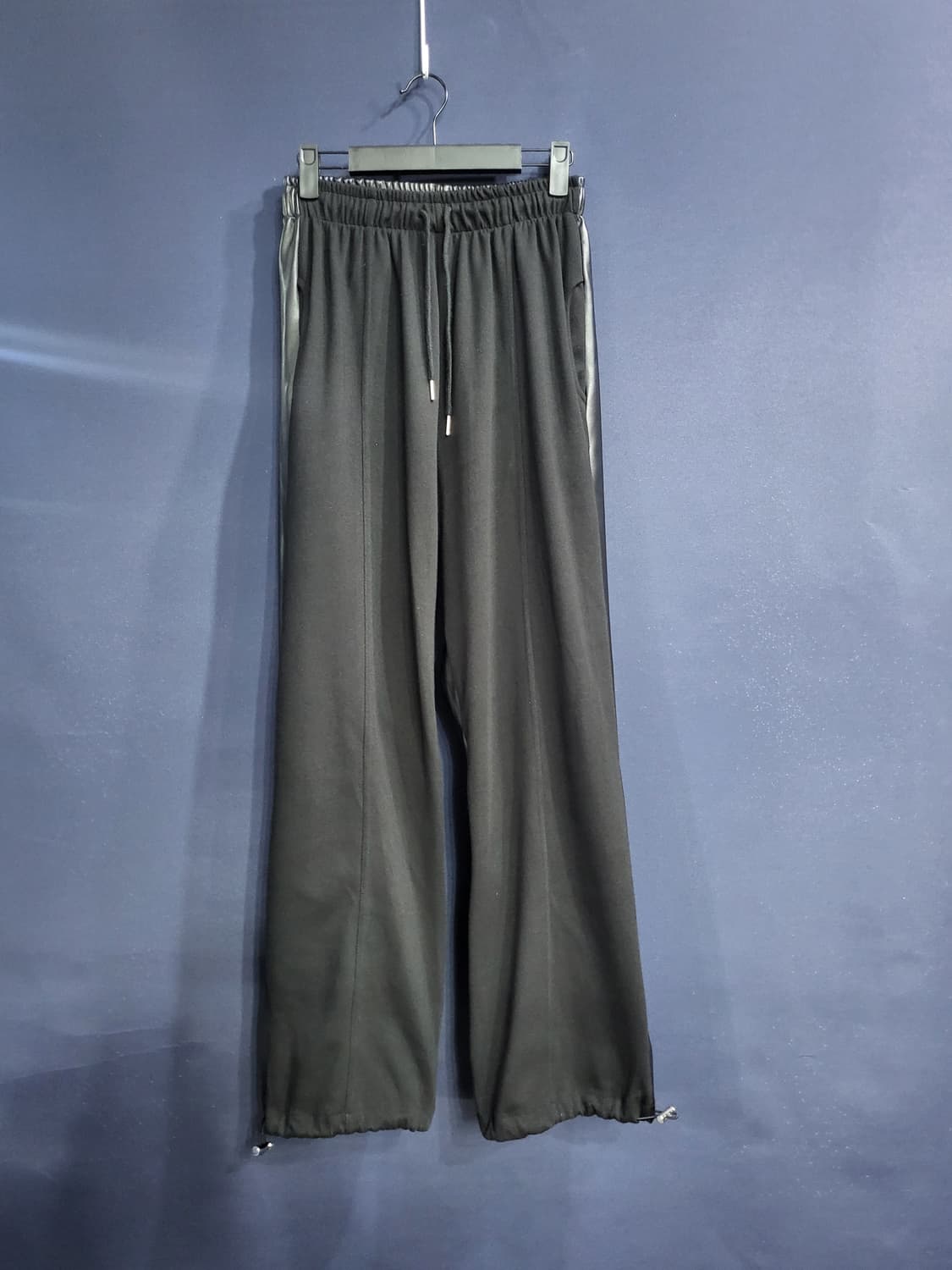 와이드 스트링 밴드 레더 팬츠(새상품) 상품이미지1