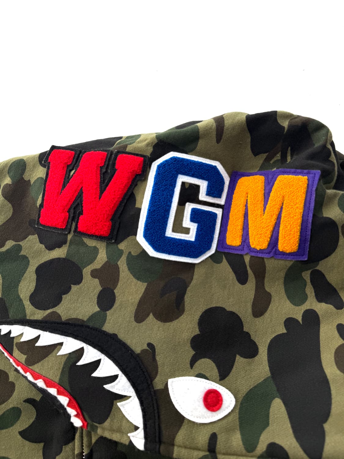 베이프 A BATHING APE 카모 샤크 풀집업 후드 상품이미지5