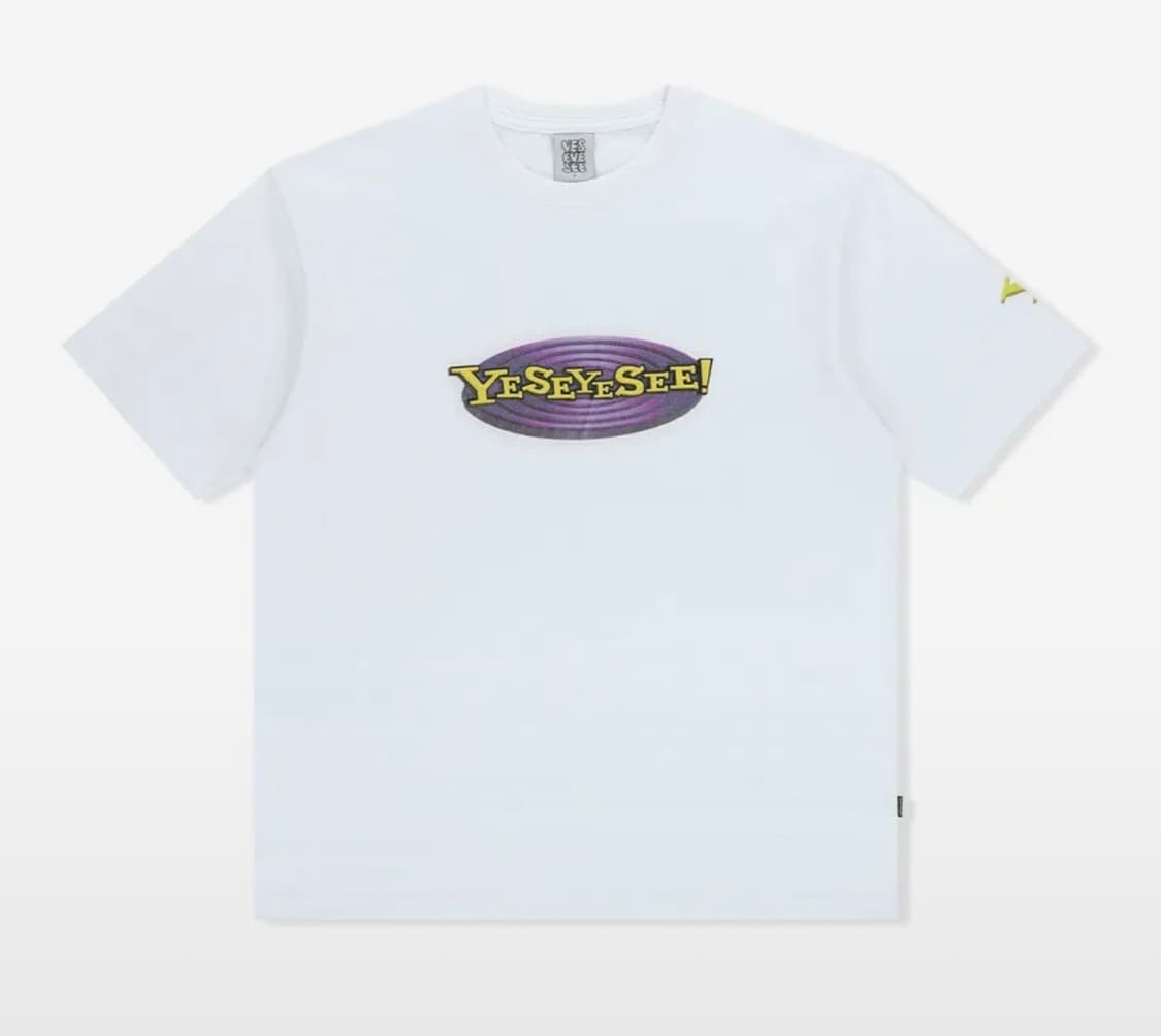 웹 로고 티셔츠 화이트 S 상품이미지2