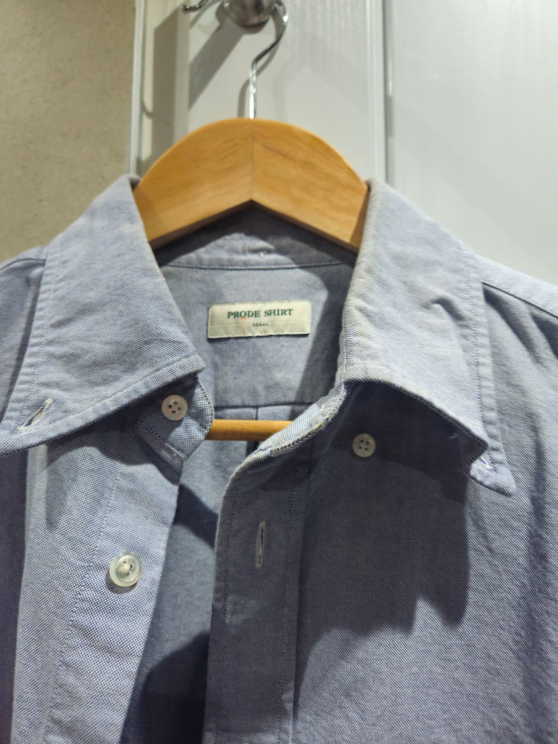 프로도 옥스포드 셔츠 블루 M 상품이미지2