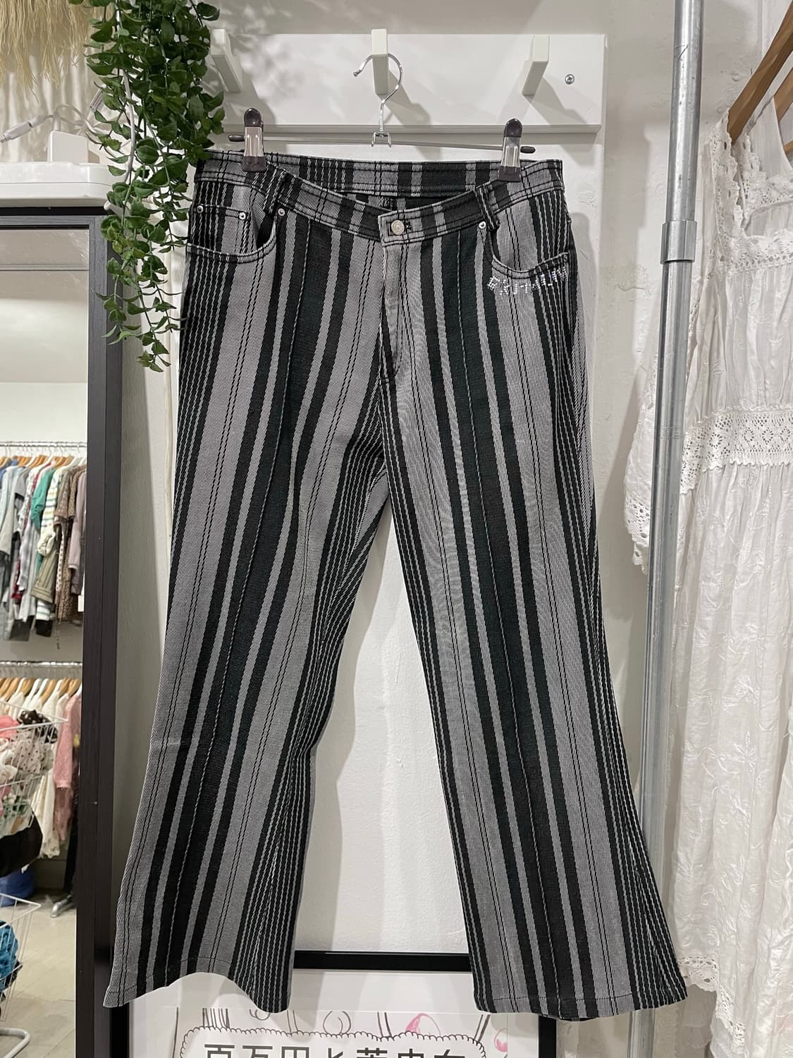 stripe y2k pants 상품이미지7