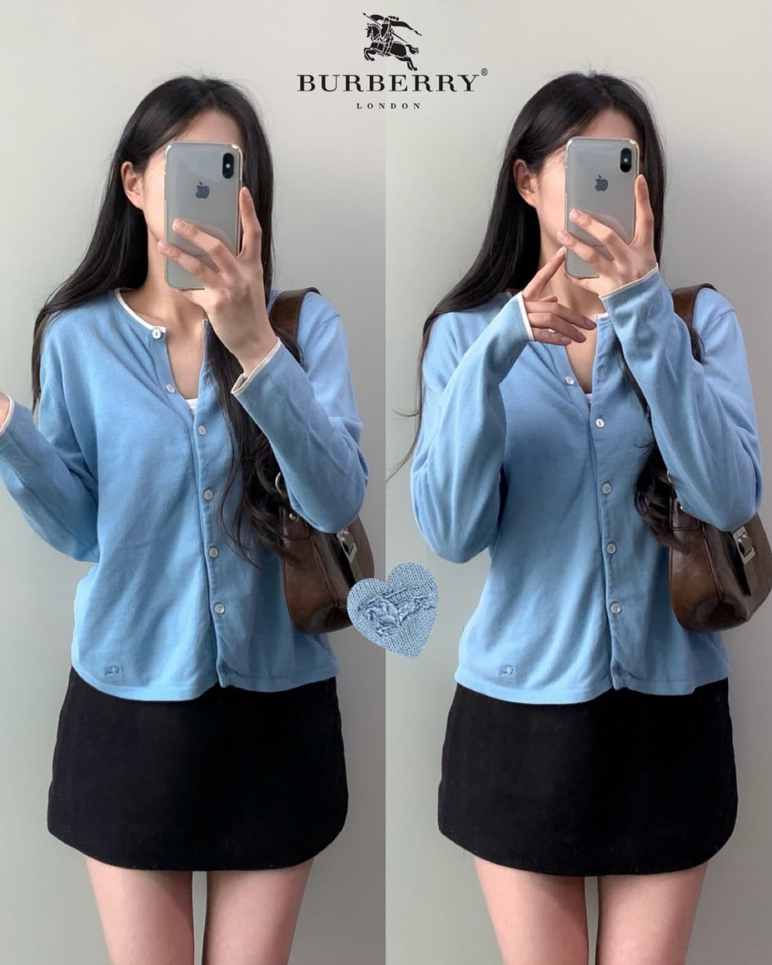 버버리 가디건 상품이미지1