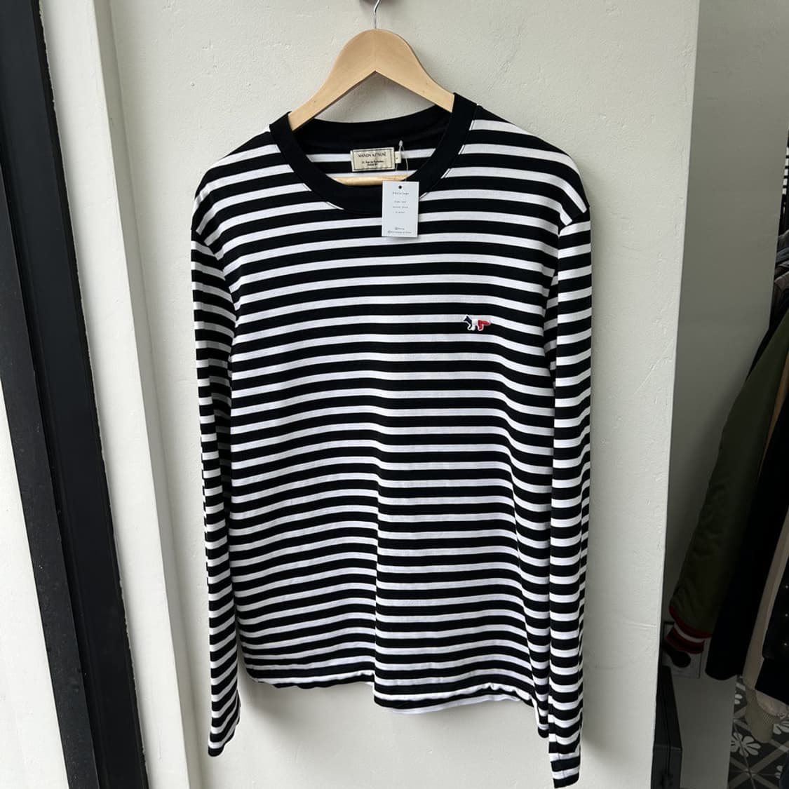 16178 - 메종키츠네 트리컬러 스트라이프 티셔츠 상품이미지2