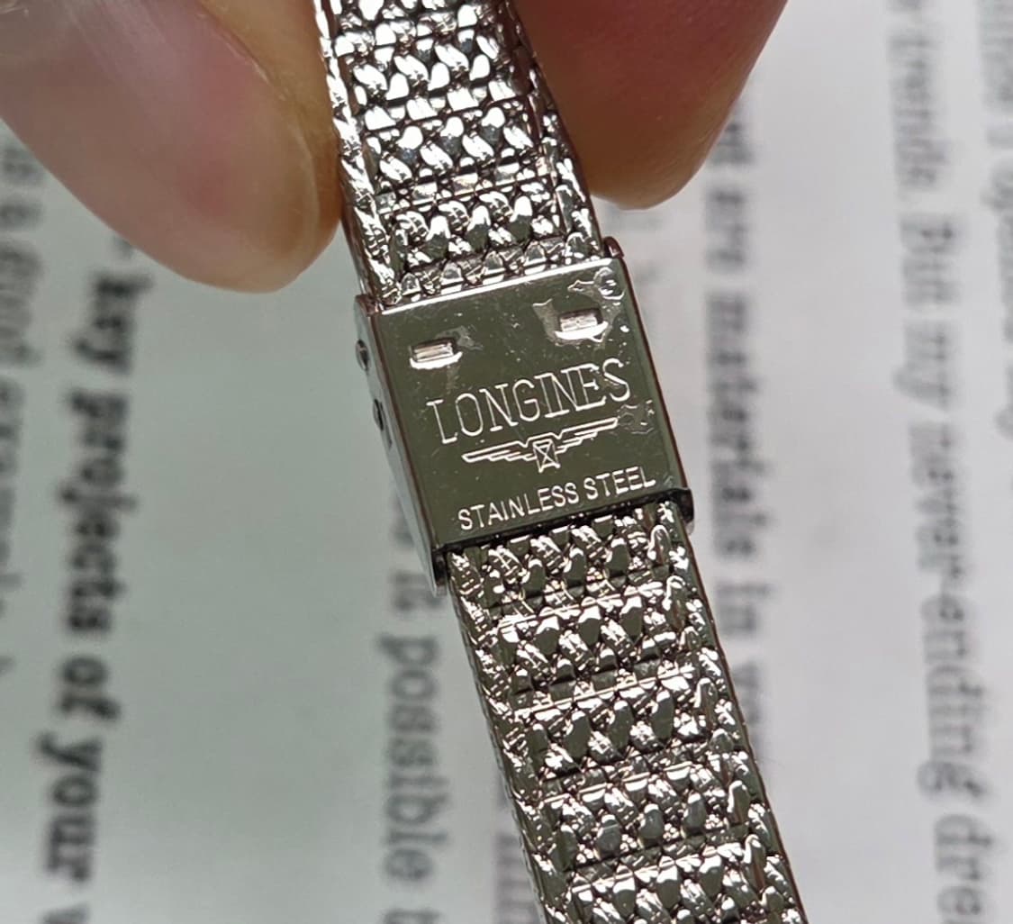 레어] 빈티지 론진 독립초침 샴골판 수동 메커니컬 여성용 브레이슬릿 ve 상품이미지8