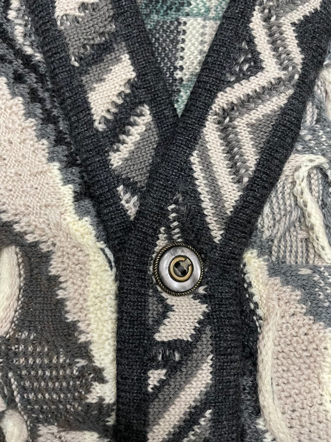 쿠지 COOGI 오스트레일리아 케이블 가디건 상품이미지5