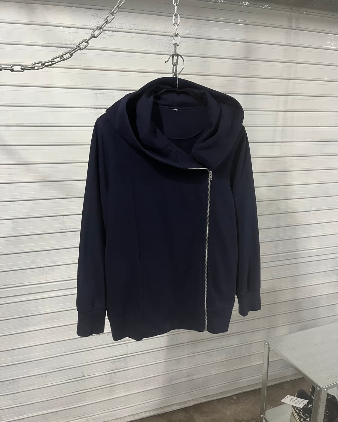 vtg diagonal hood zip up 상품이미지3