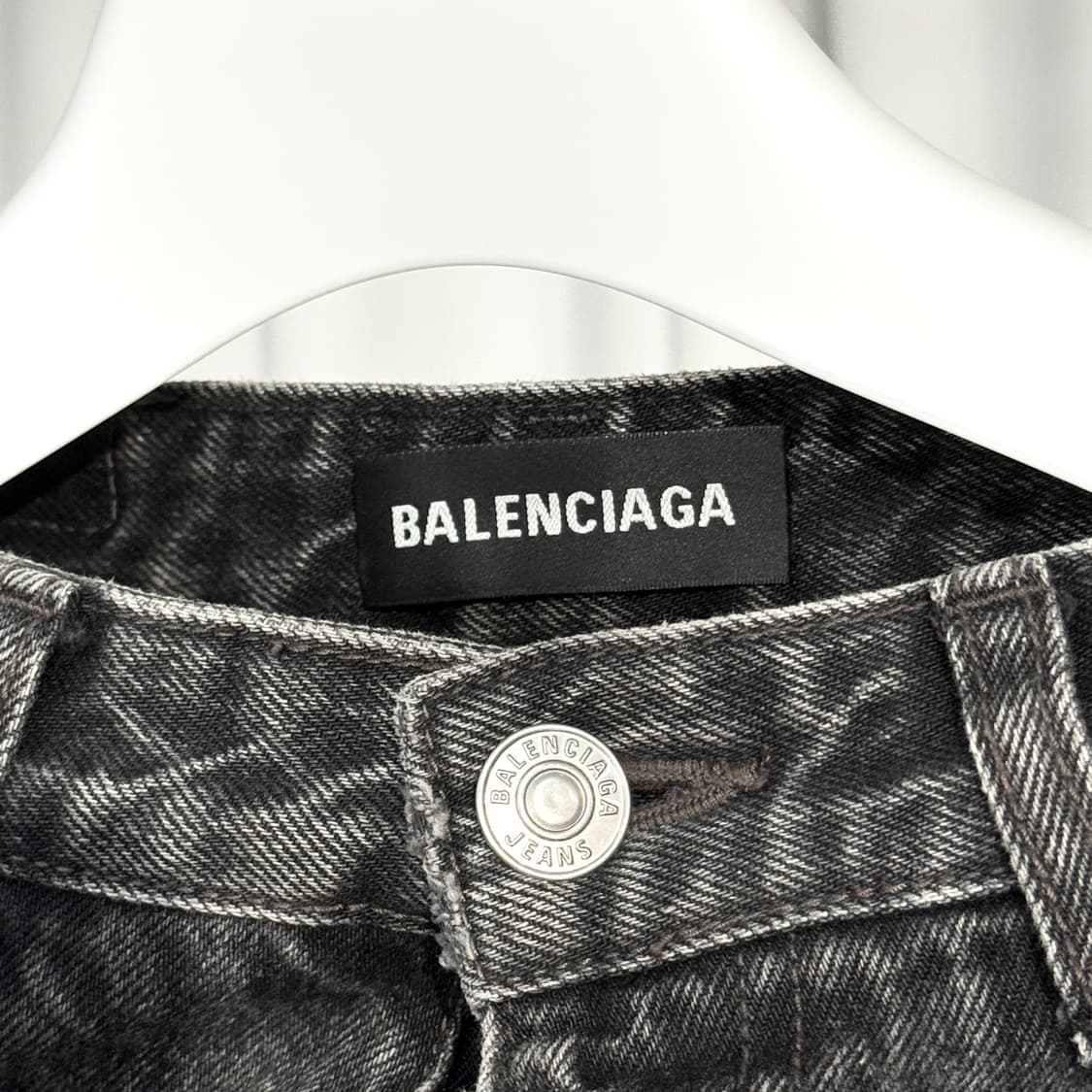 (30) 발렌시아가 빈티지 흑청 데님 팬츠 상품이미지5