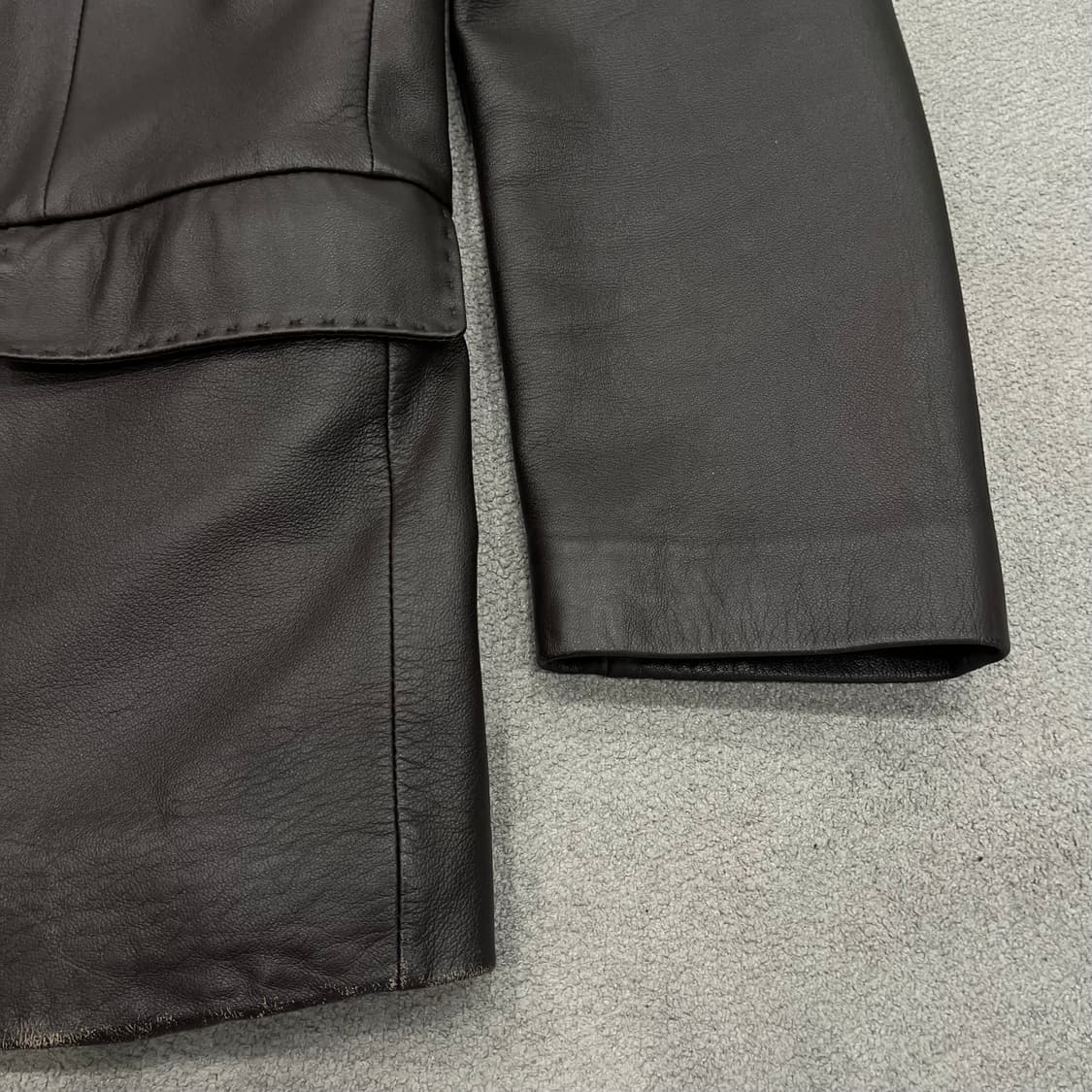 100 빈티지 양가죽 블레이저 레더자켓 상품이미지3