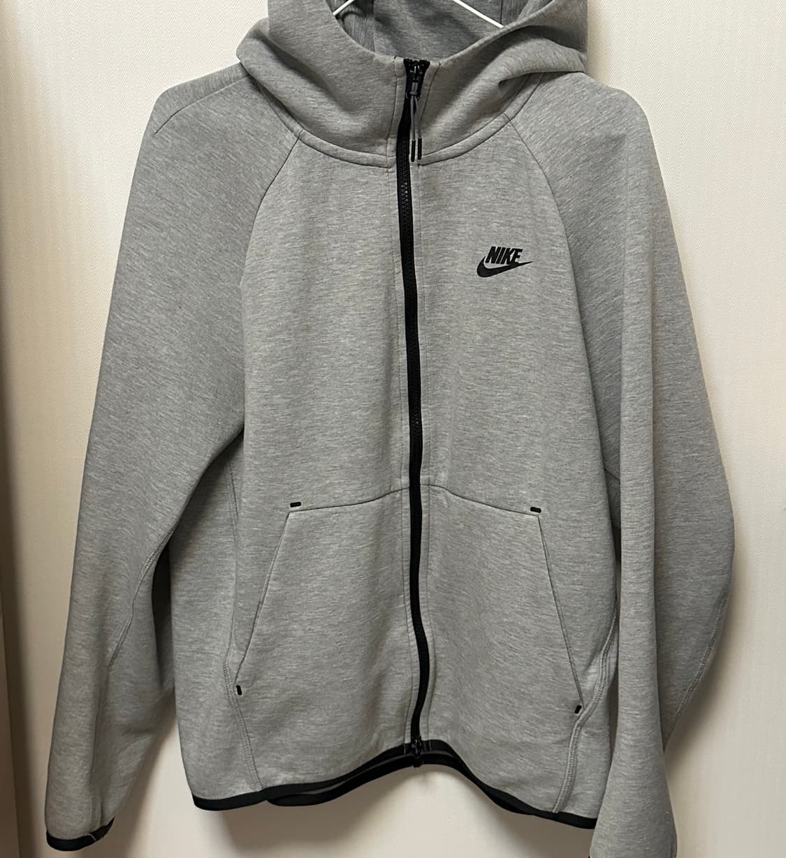 Nike gray hood zip-up 상품이미지1