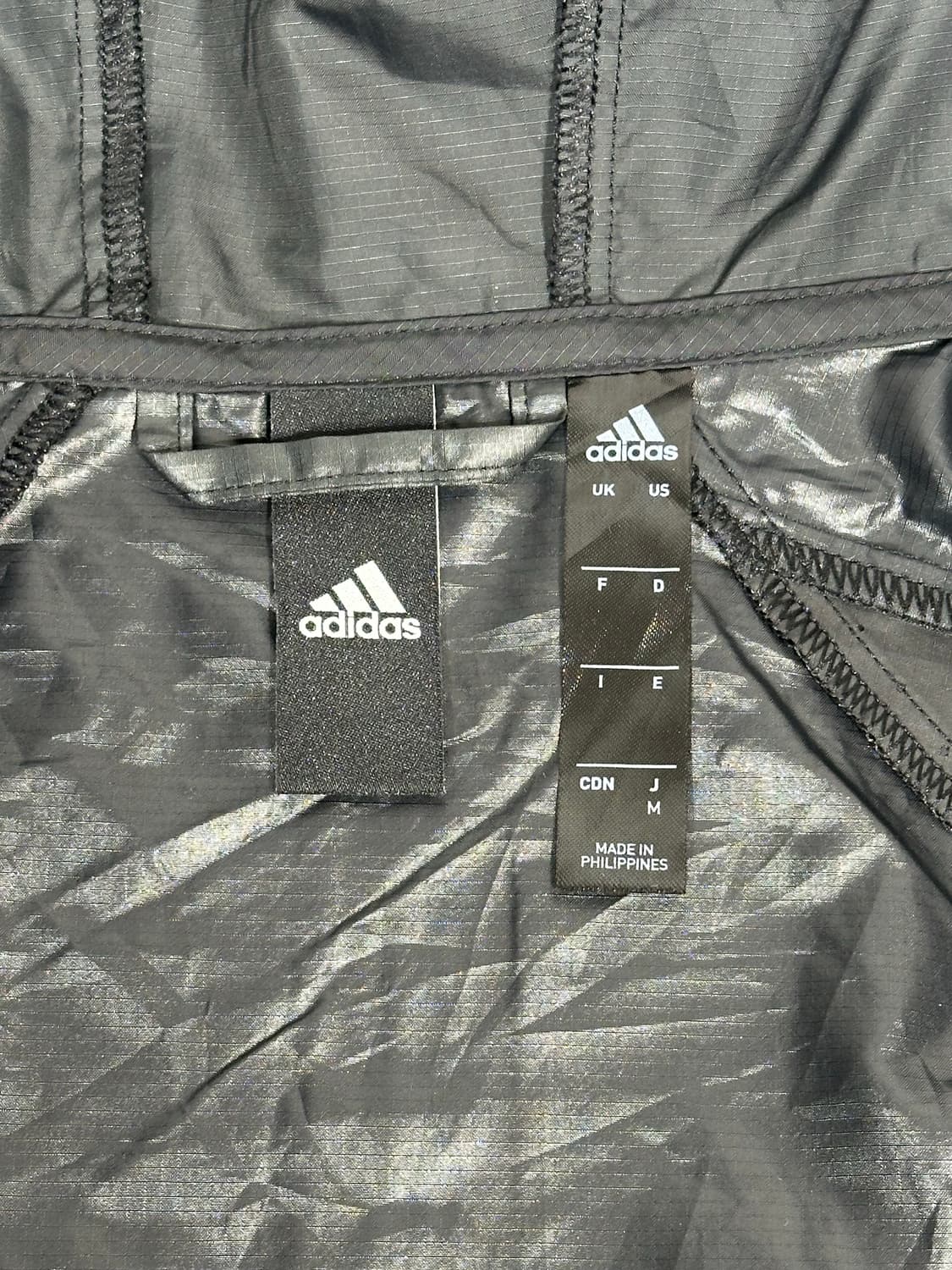 아디다스 블랙 후드 바람막이 트랙 자켓 M 상품이미지7