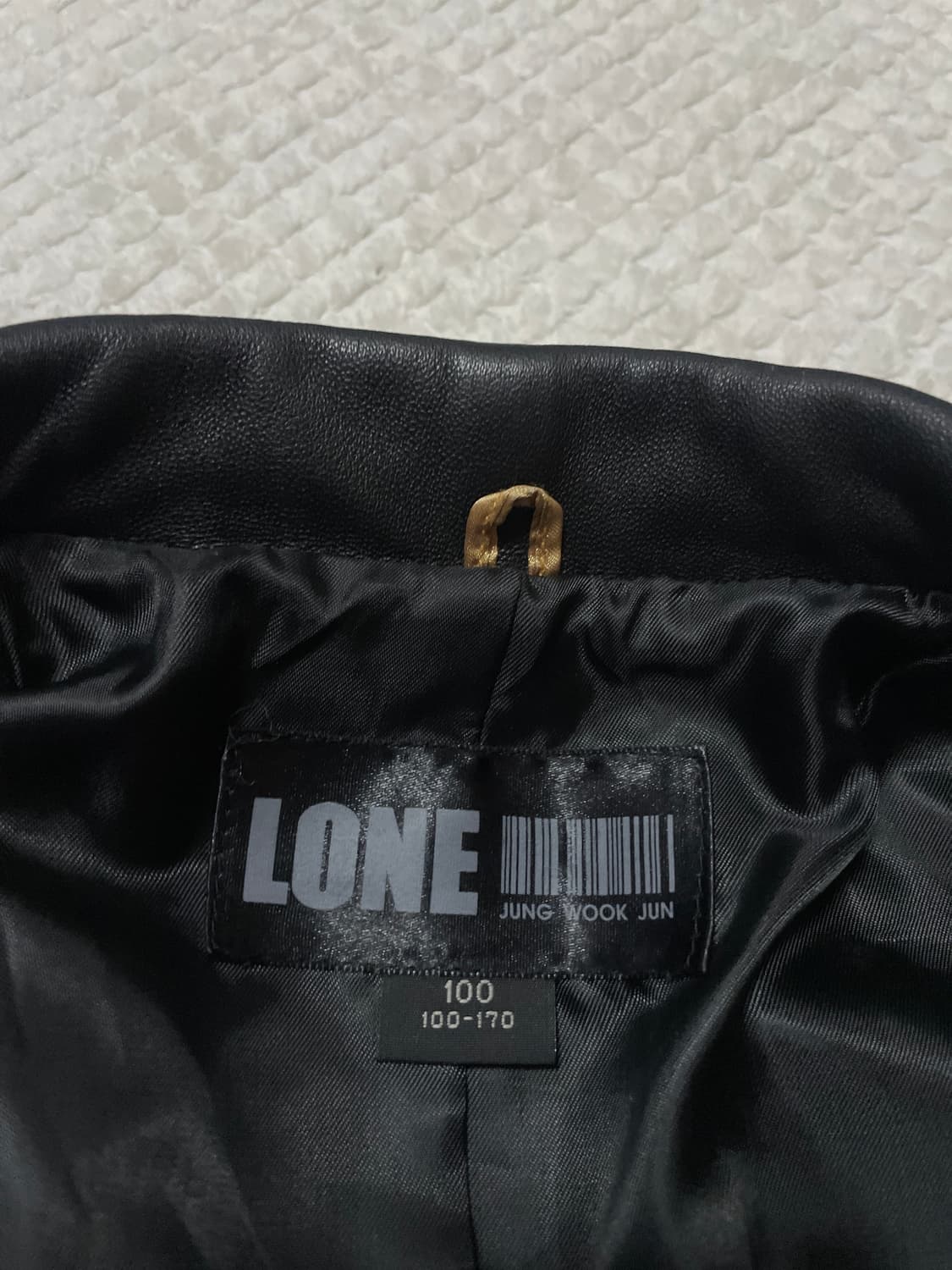 Junn.J 준지 정욱준 LONE 웨스턴 무드 램스킨 양가죽 레더 자켓 상품이미지6