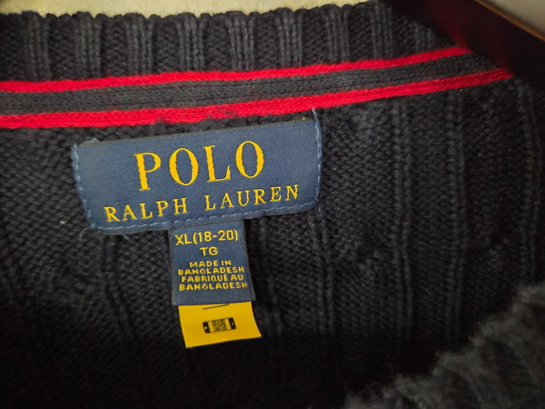 폴로qr 케이블니트 상품이미지4