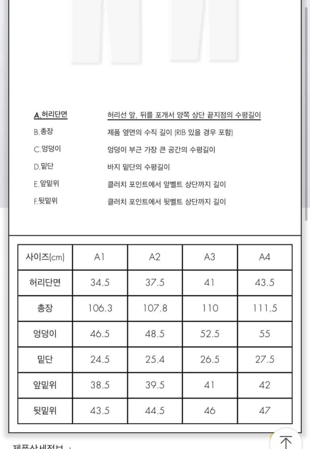 아더에러 트위스터 데님 A2사이즈 블랙 상품이미지7