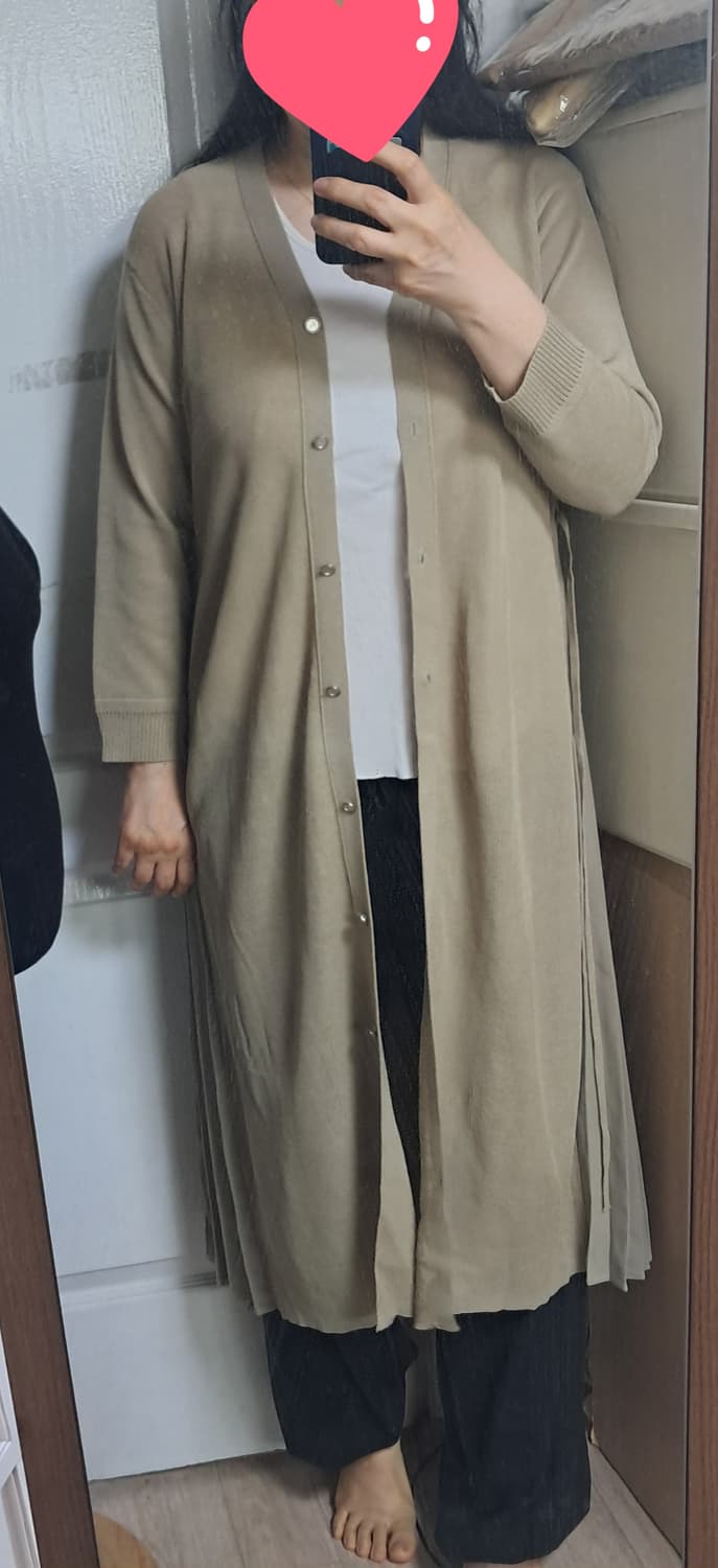 (새제품)나이스클랍 원피스 롱 가디건 Free(22년제품) 상품이미지7