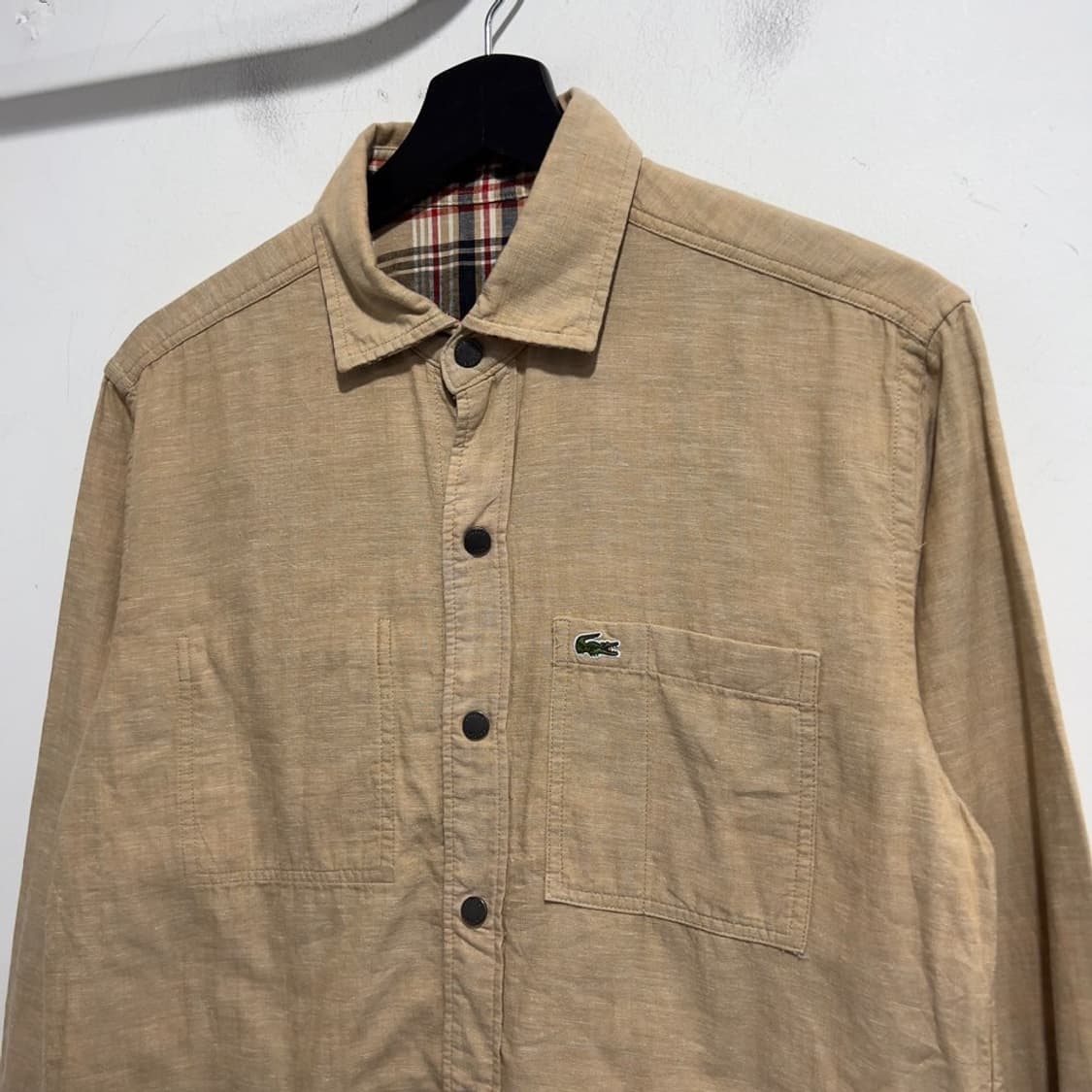 라코스테 리버시블 워크 셔츠 상품이미지4