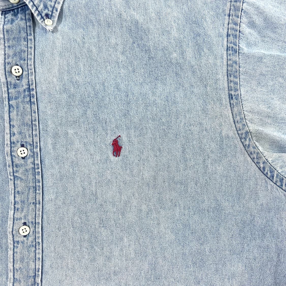 90‘s 폴로 블레어 데님 셔츠 상품이미지4