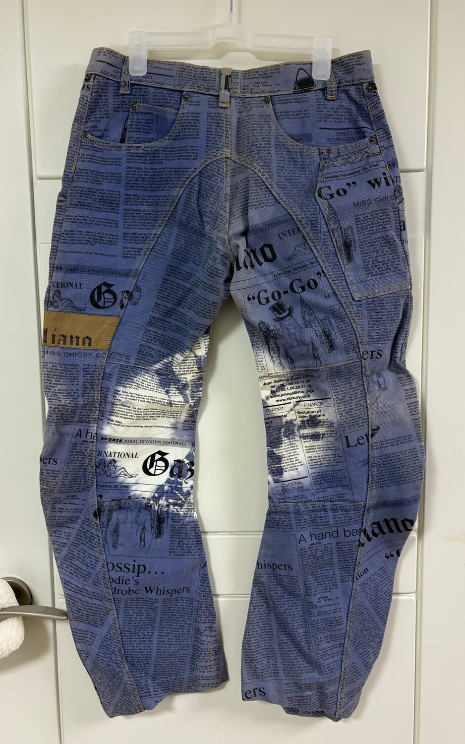 JohnGallianoSS2006 Gazette Denim Pants 상품이미지2