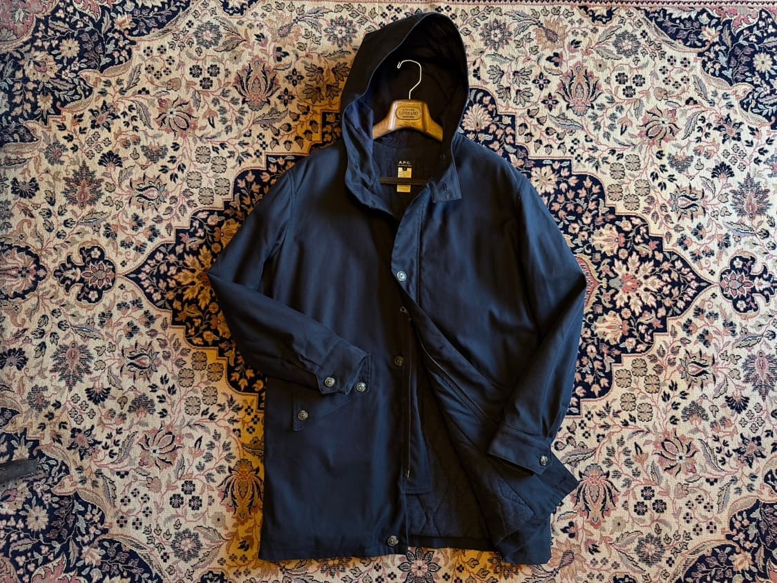 아페쎄 펠트울 후드 코트 100 상품이미지2