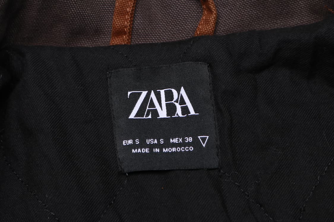 [여성 S~M] 자라 캔버스 워크자켓 (팔기장 수선) 상품이미지3