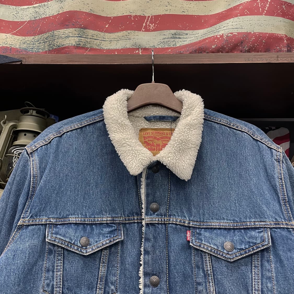 리바이스 타입 3 쉐르파 진청 데님 트러커 자켓 상품이미지3