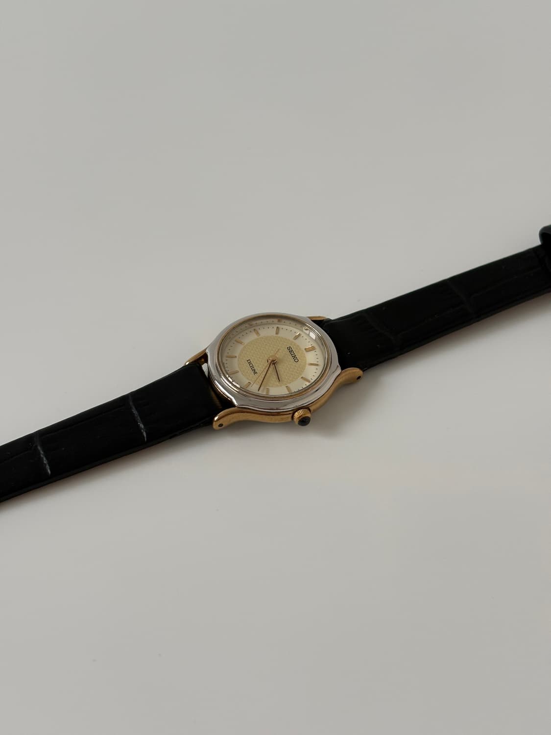 90s Exceline Silver Bezel Ladies Quartz 상품이미지5