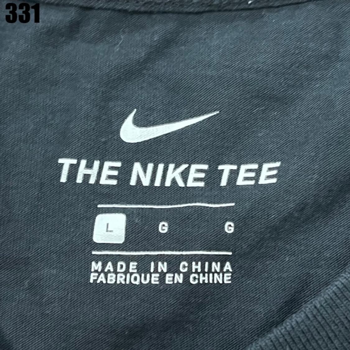 나이키 블랙 스우시 반팔 상품이미지2