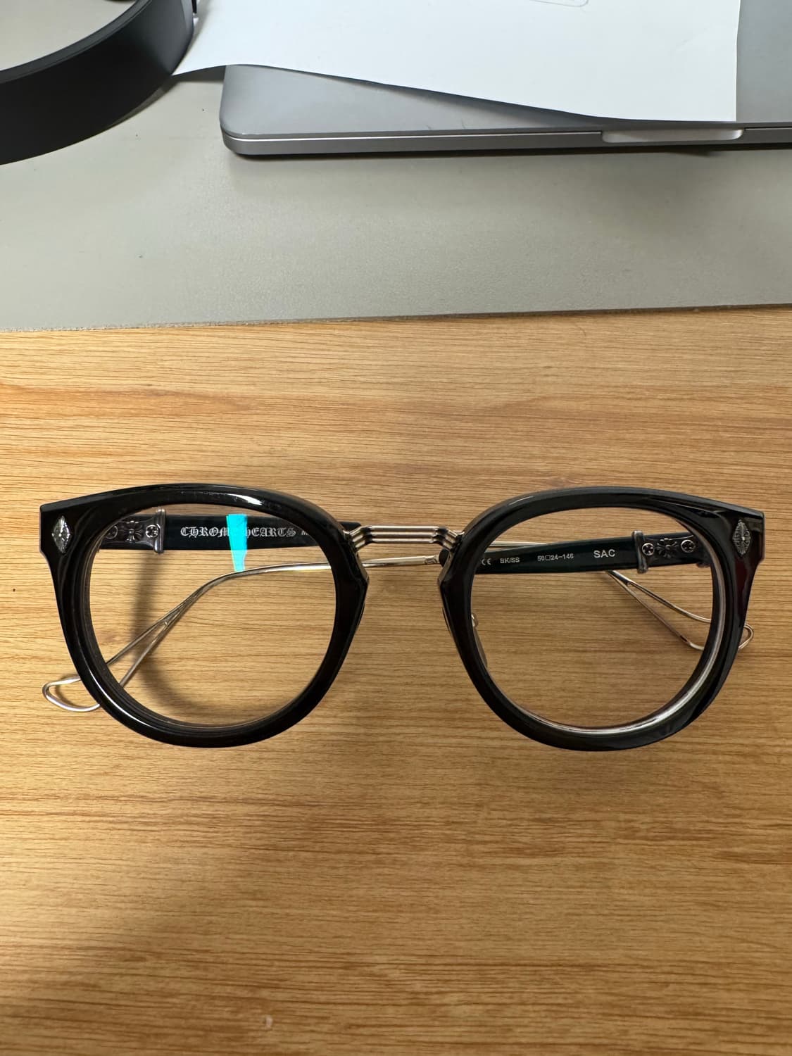 크롬하츠 sac 안경 블랙 실버 bk/ss 상품이미지1
