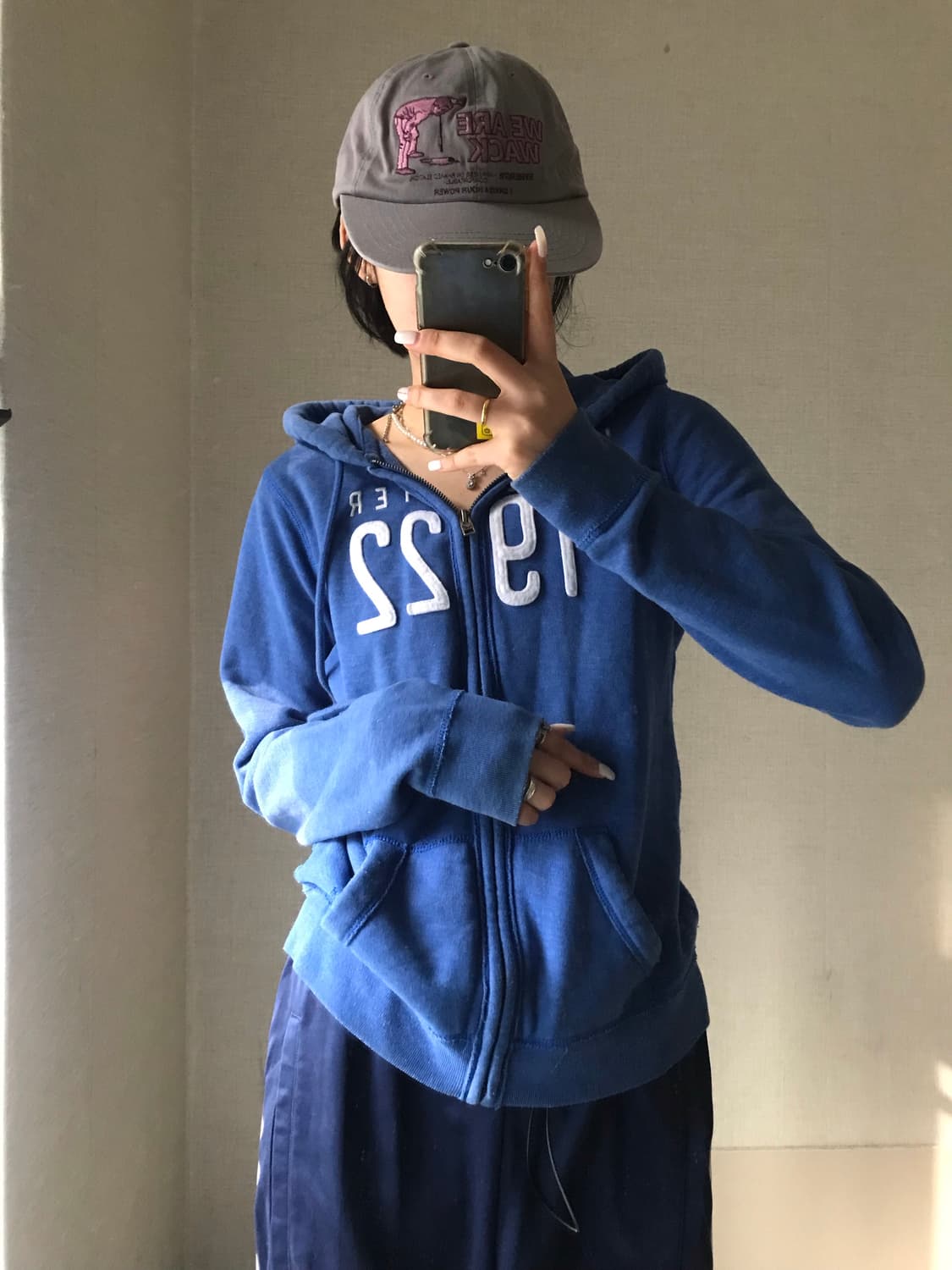 홀리스터 블루 후드집업 상품이미지2