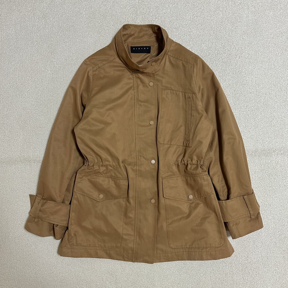 시슬리 허리 스트링 포켓 야상 상품이미지2