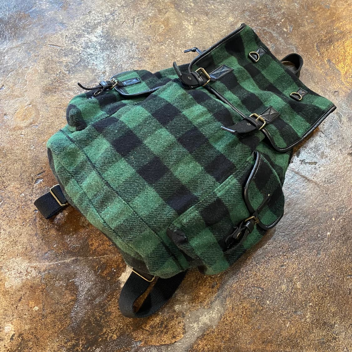 빔즈 체크 백팩 상품이미지2