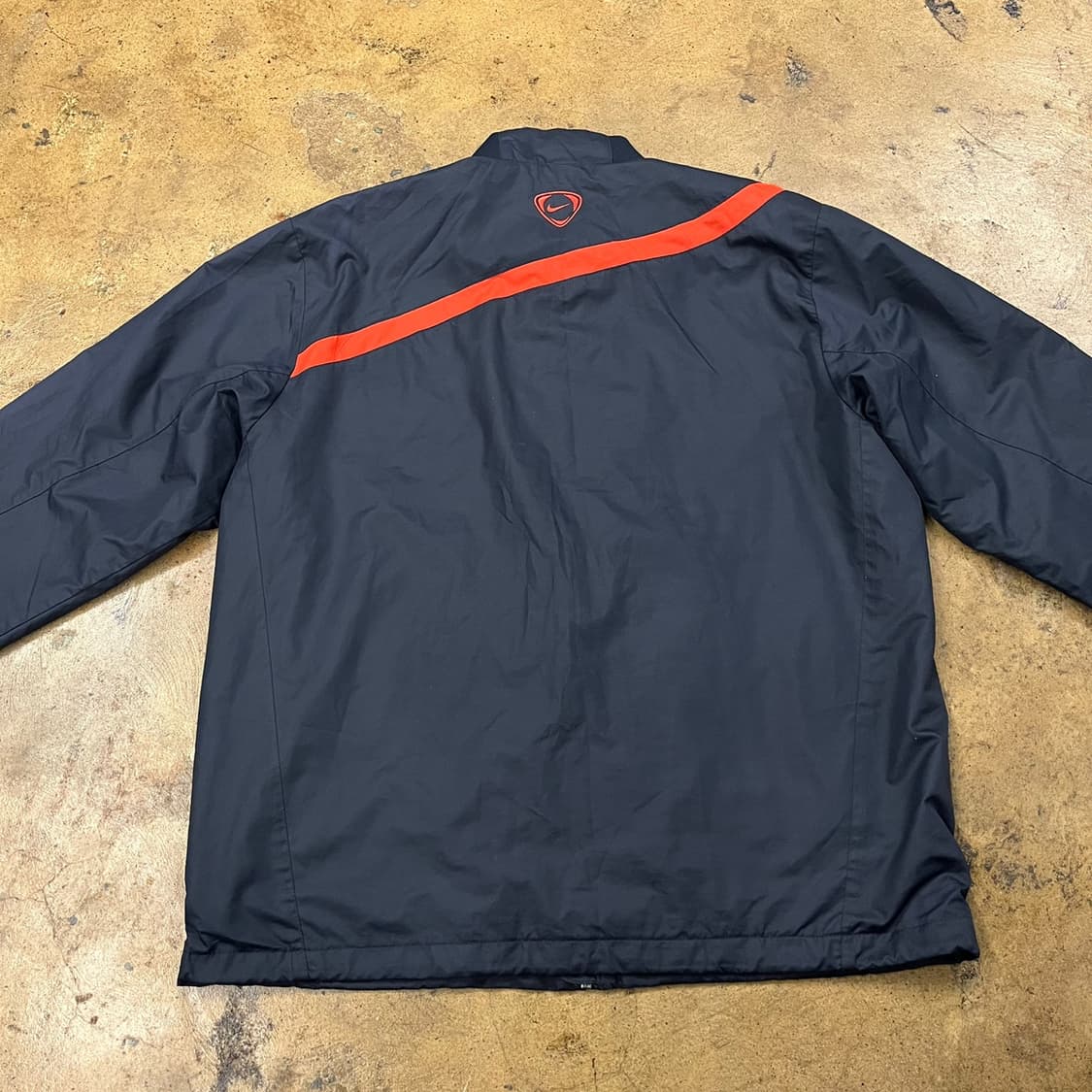 [정품/XL] 나이키 블랙 오렌지 바람막이 자켓 b15 상품이미지4