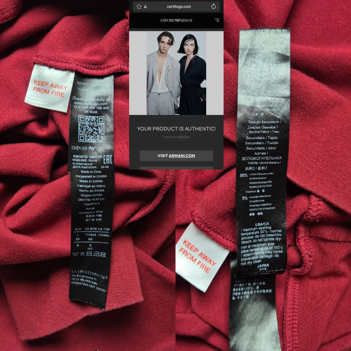 [L] 엠포리오 아르마니 스웻셔츠 상품이미지9