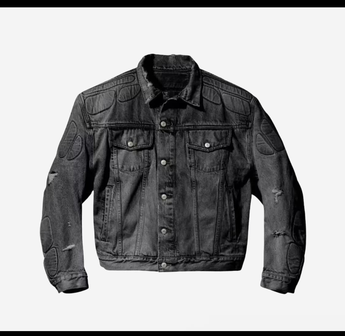 XL)이지갭 데님 자켓 흑청 상품이미지3