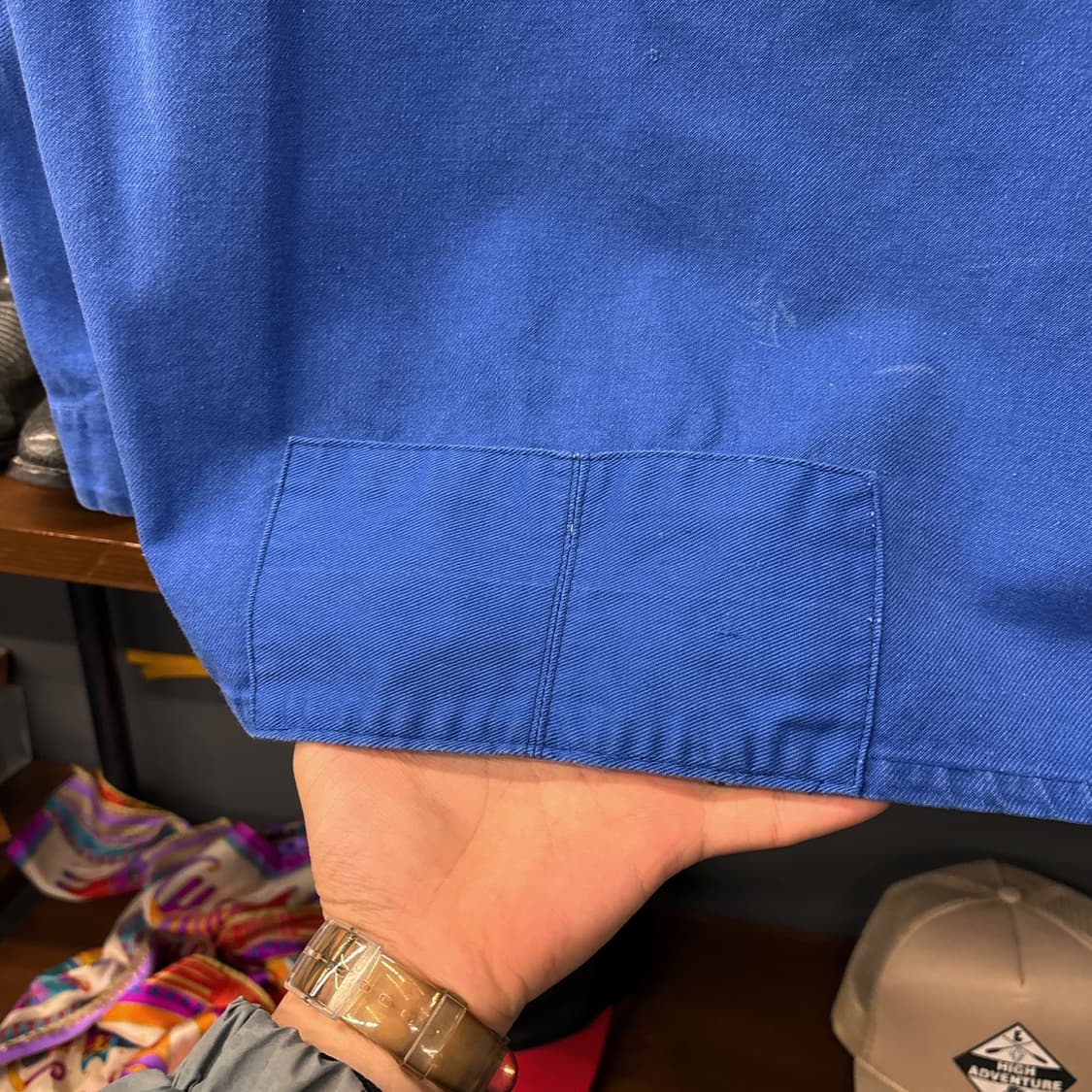 50~60s 프렌치 워크 자켓 / 빈티지 초어 자켓 워크 웨어 N797 상품이미지9