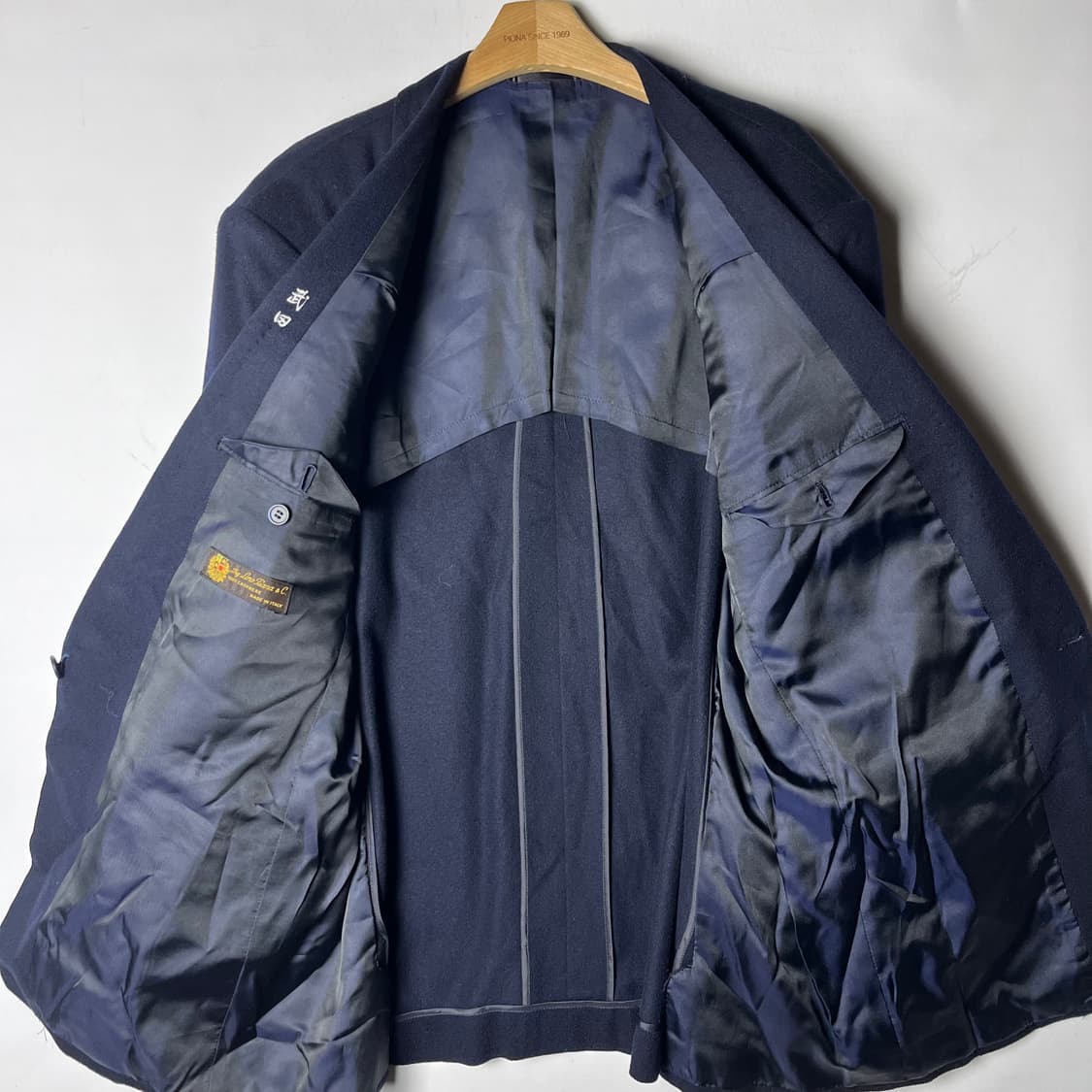 [Loro Piana] 로로피아나 패브릭 캐시미어 원버튼 블레이저 상품이미지4