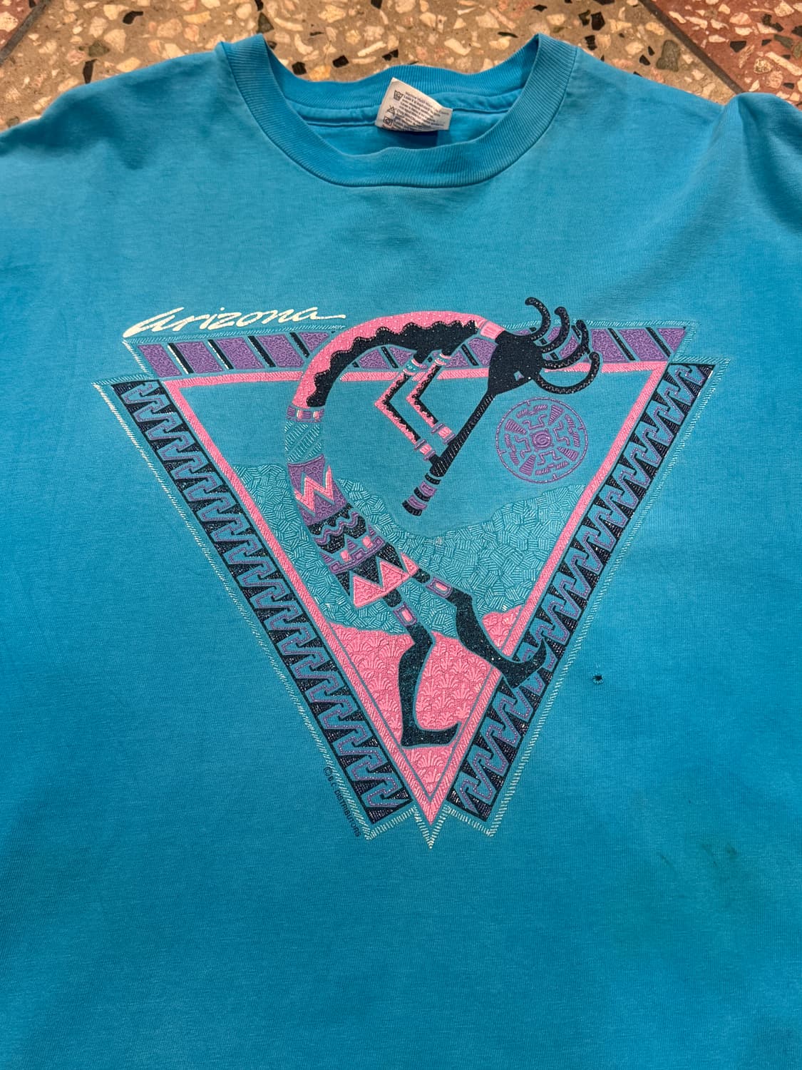 90s 헤인즈 arizona 티셔츠 (XL) 상품이미지4