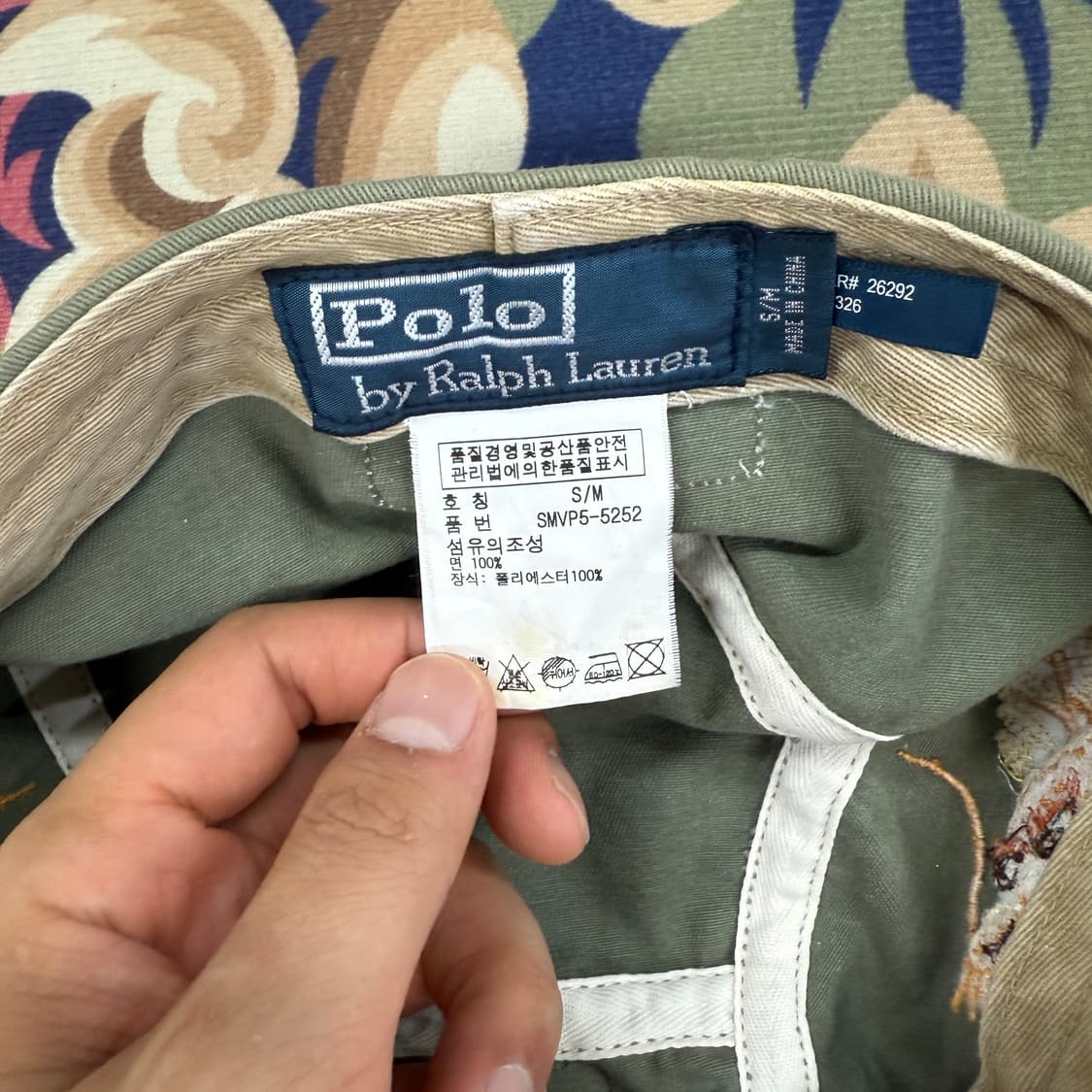 (S-M)00s 폴로 랄프로렌 밀리터리 볼캡 상품이미지7