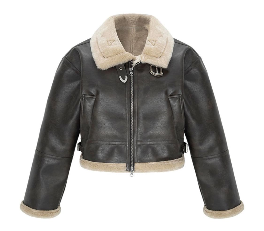 뮨 무스탕 브라운 상품이미지1