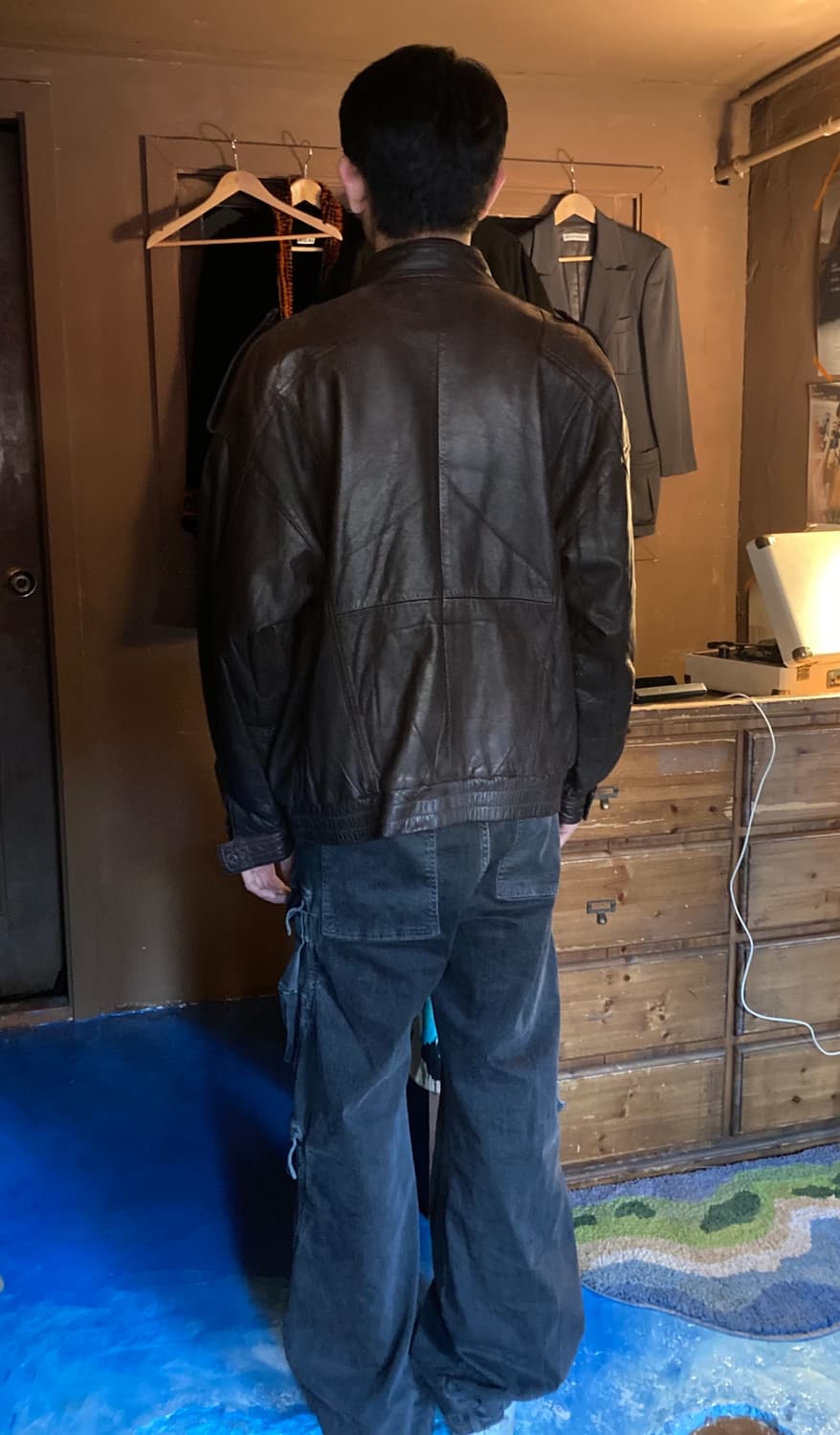 NEW FAST LAMB LEATHER OVERFIT JACKET 상품이미지6