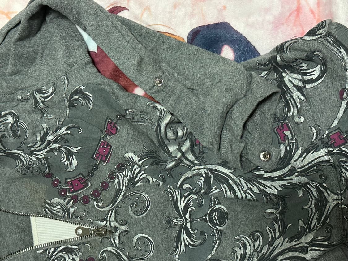 일본 빈티지 레이어드 7부 티 상품이미지2